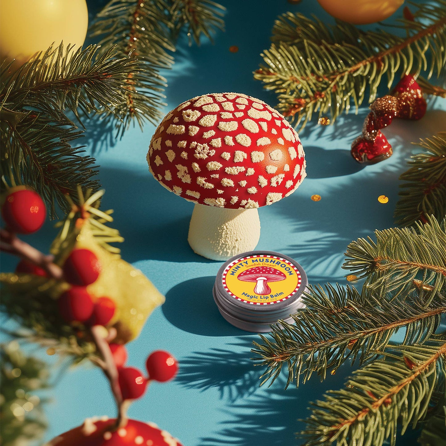 Swedish Dream Minty Mushroom Lip Balm