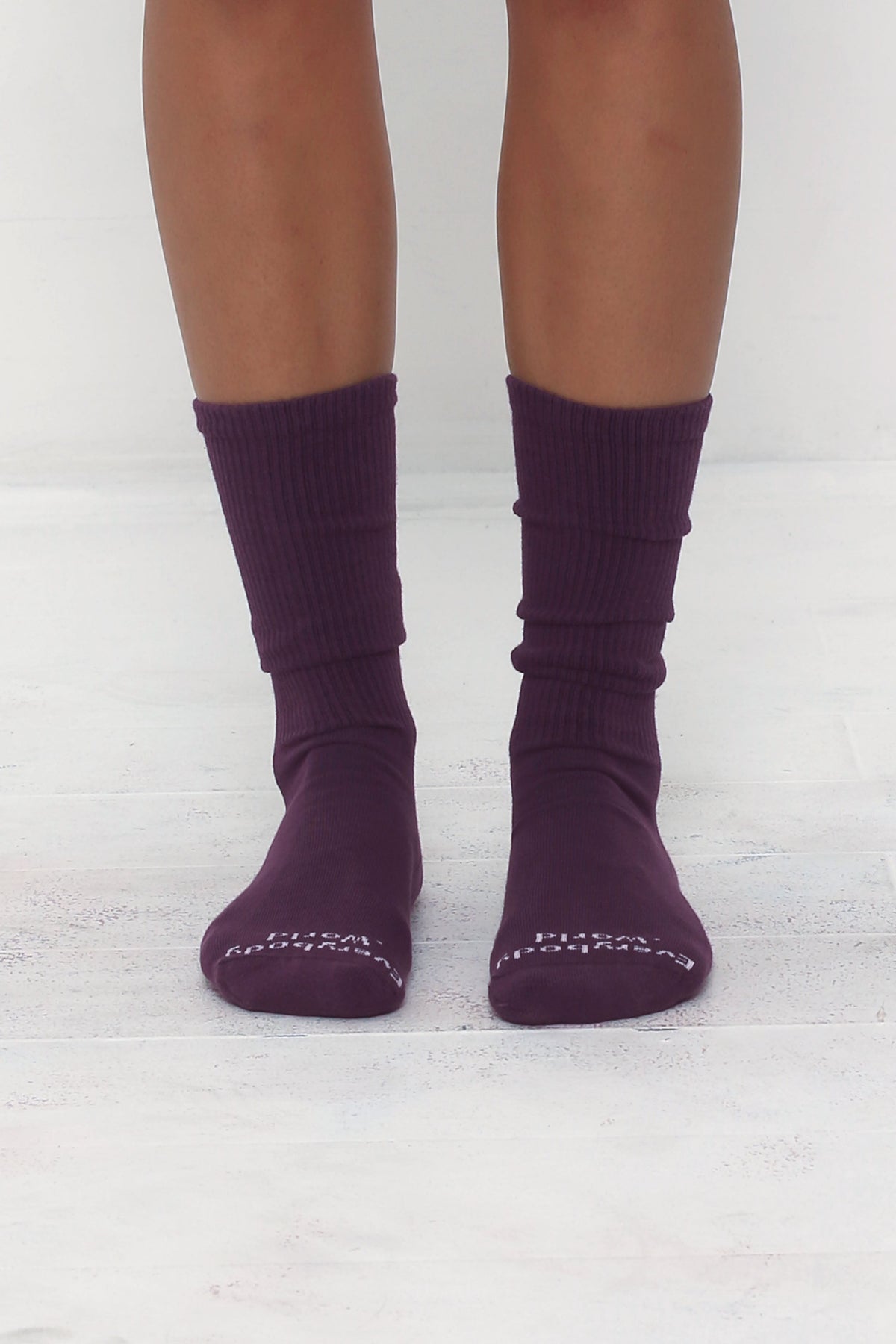 Squishy Socks AW26 - Washed Mulberry