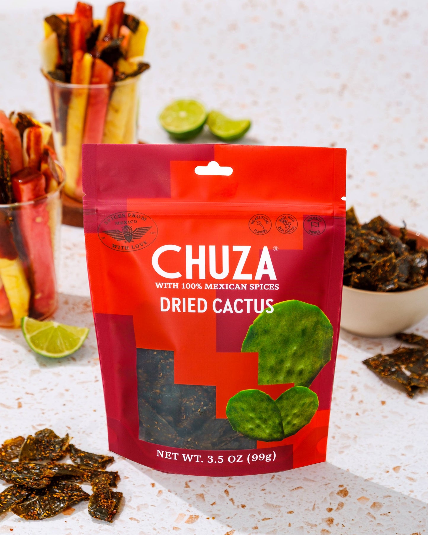 Dried Cactus (Nopal) | Chili-Seasoned Fruit Snack
