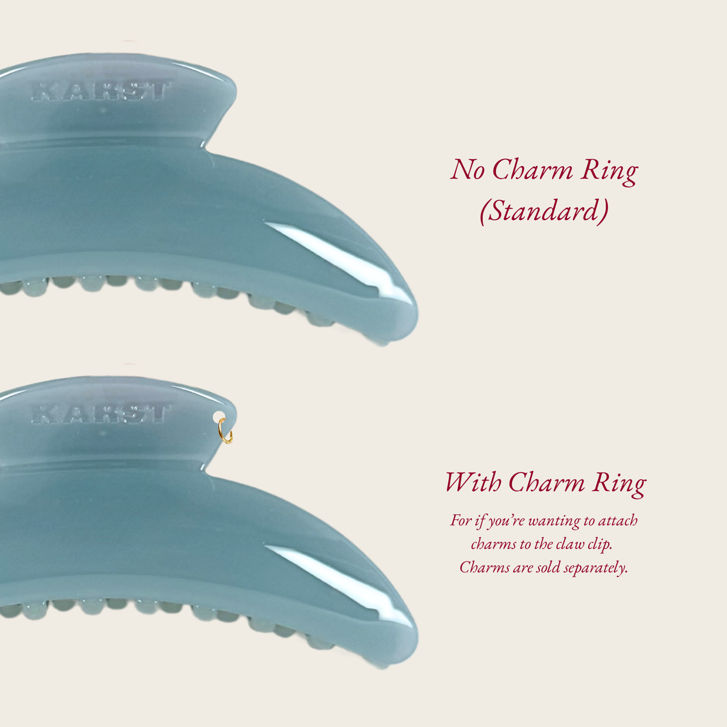 Slim Hair Claw Clip — Taffy