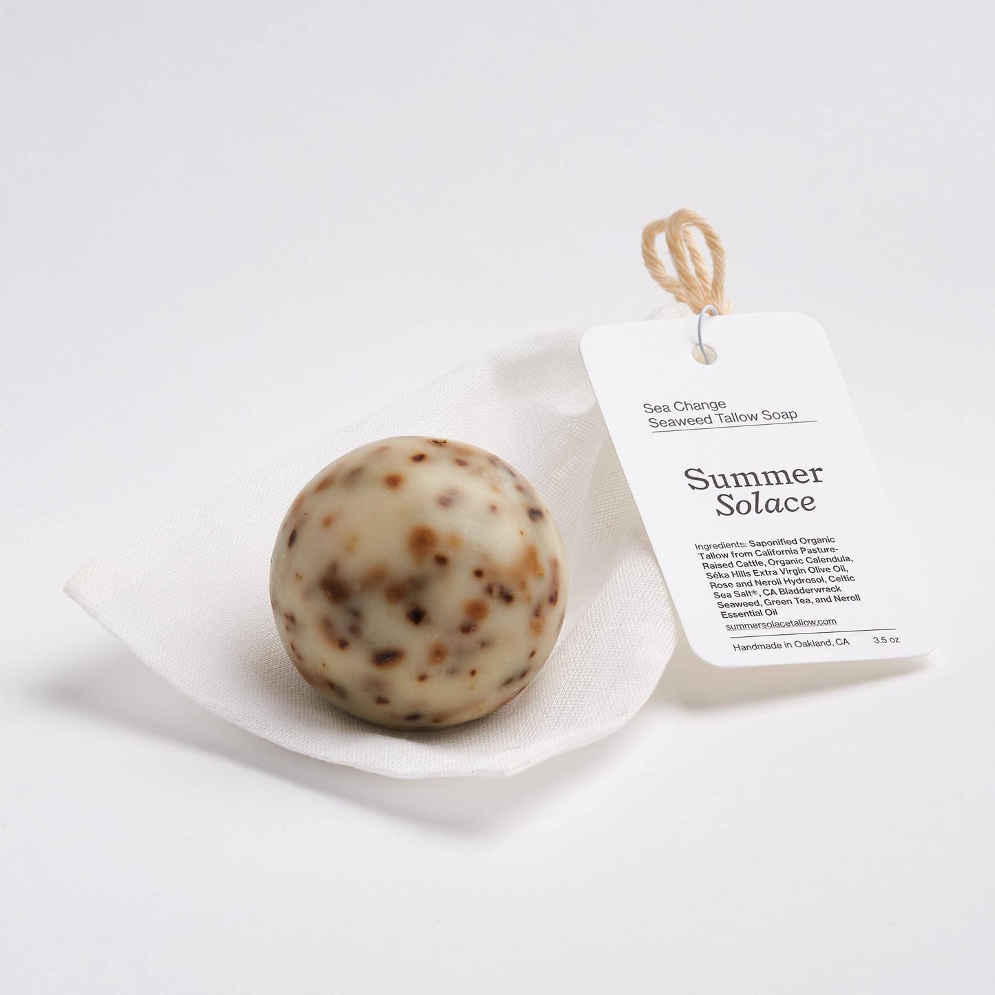 Sea Change Bar Sphere Soap – Neroli & Bladderwrack, 3.5 oz