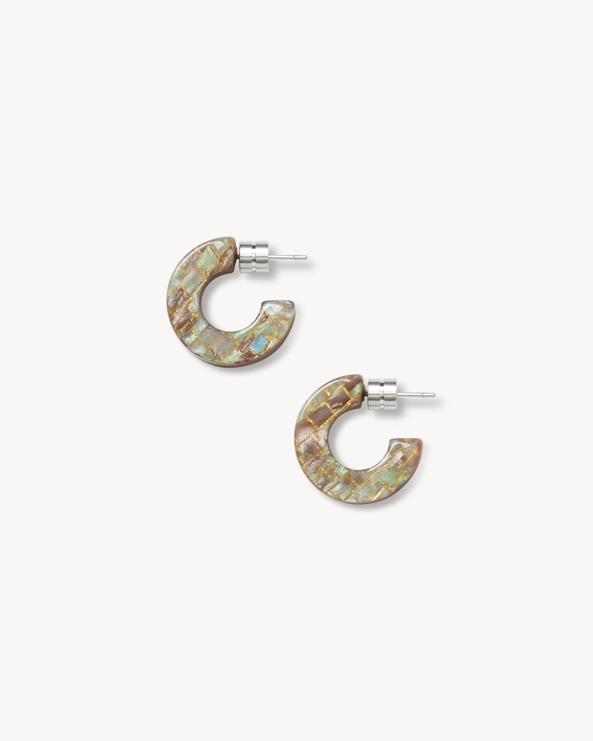 Muse Hoops in Gem Checker