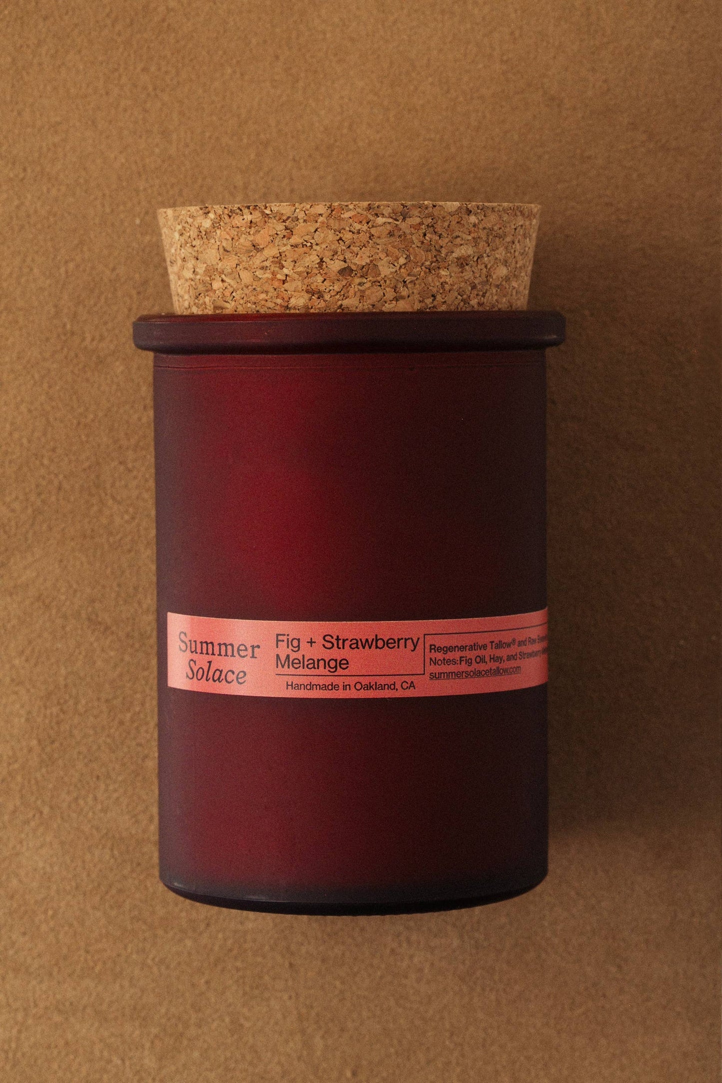 Fig & Strawberry Mélange – Tallow Candle, 6 oz