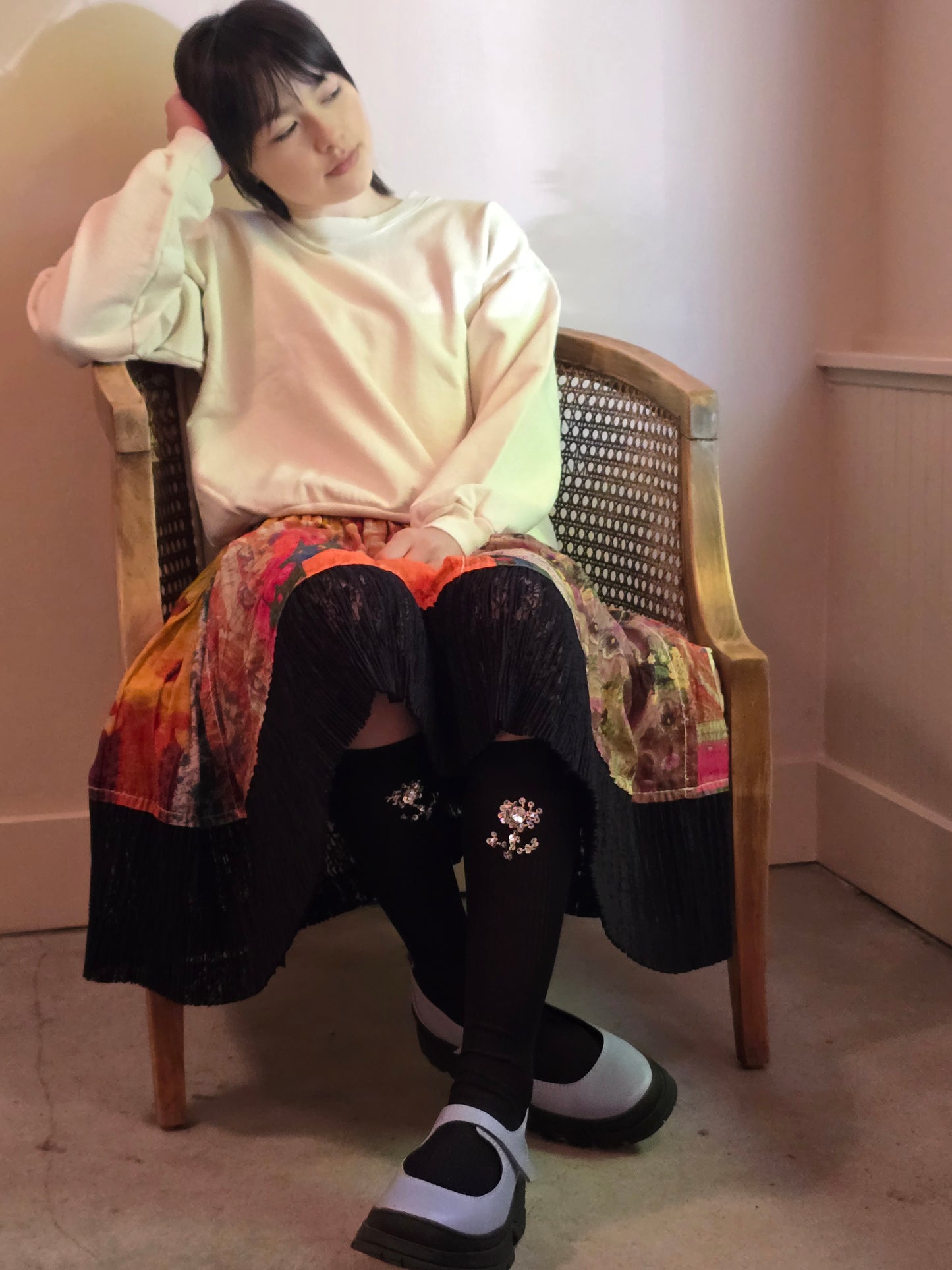 Trash Crewneck in Scour