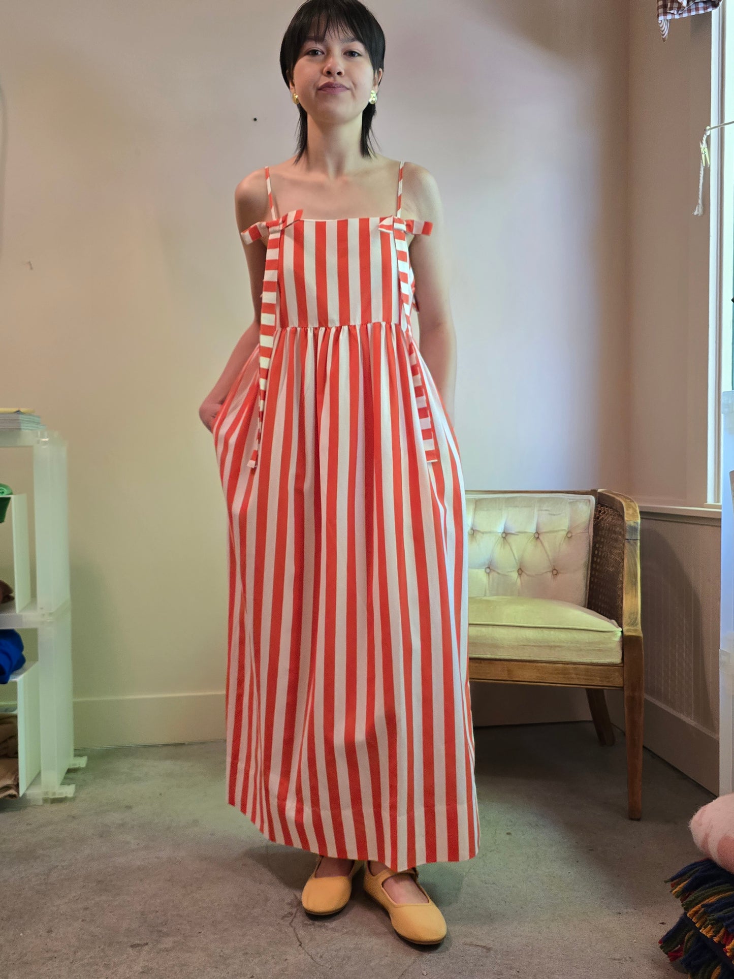 Striped Bows Dress