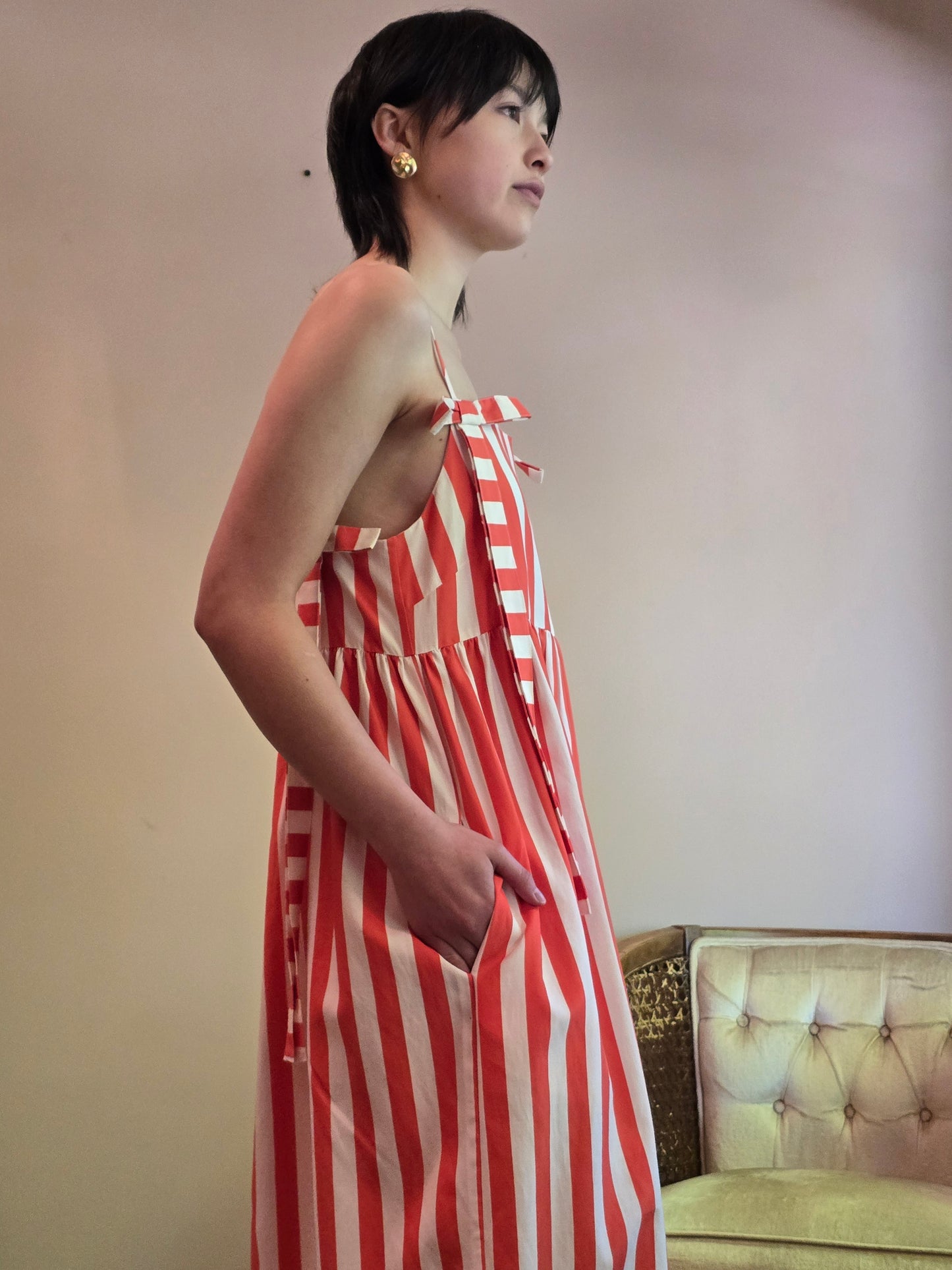 Striped Bows Dress