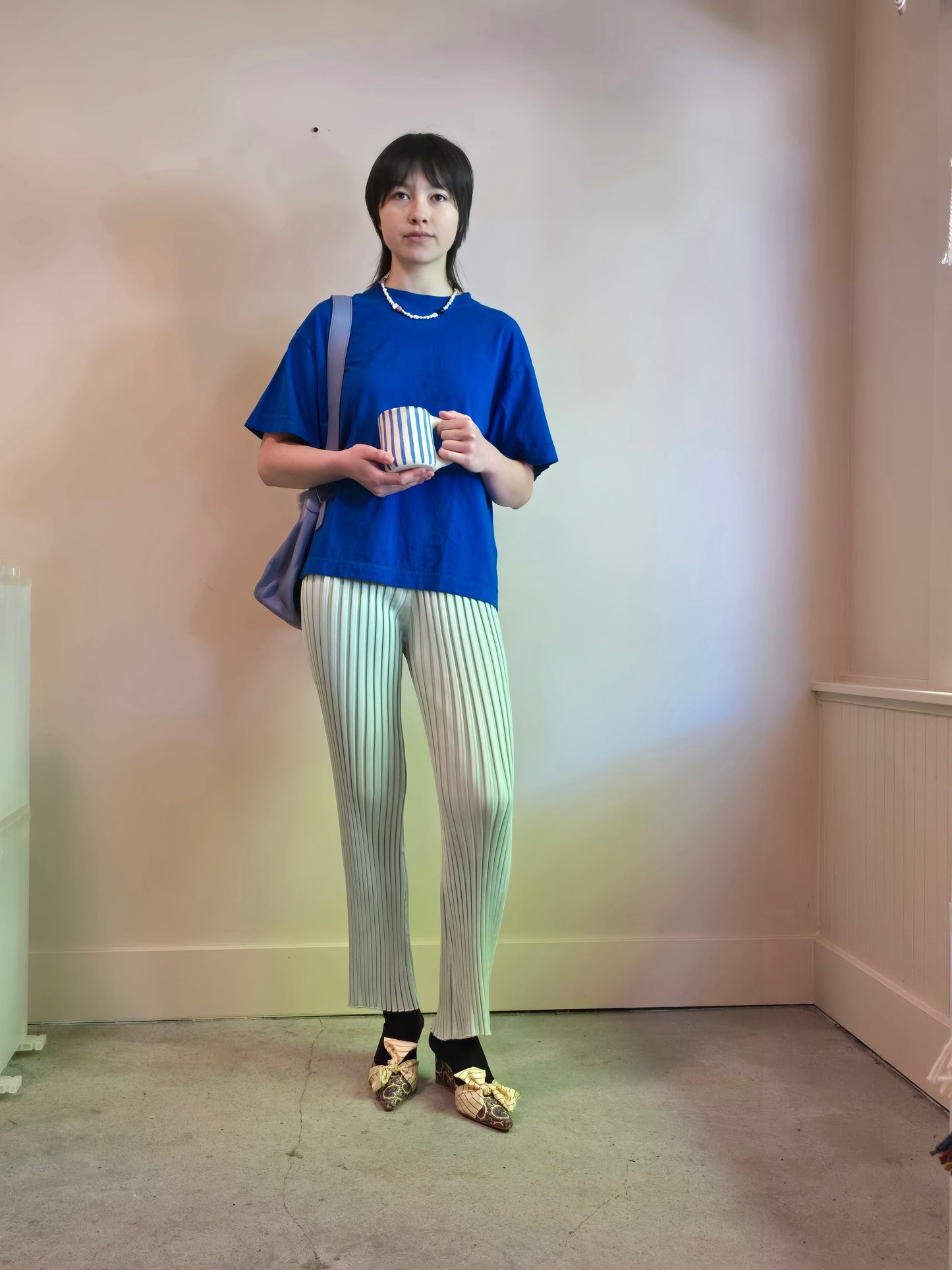 Boxier Trash Tee in  Lapis