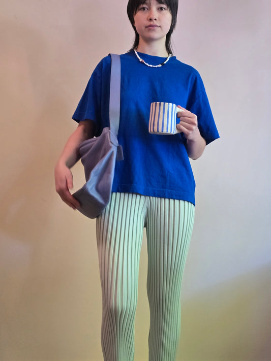Boxier Trash Tee in  Lapis