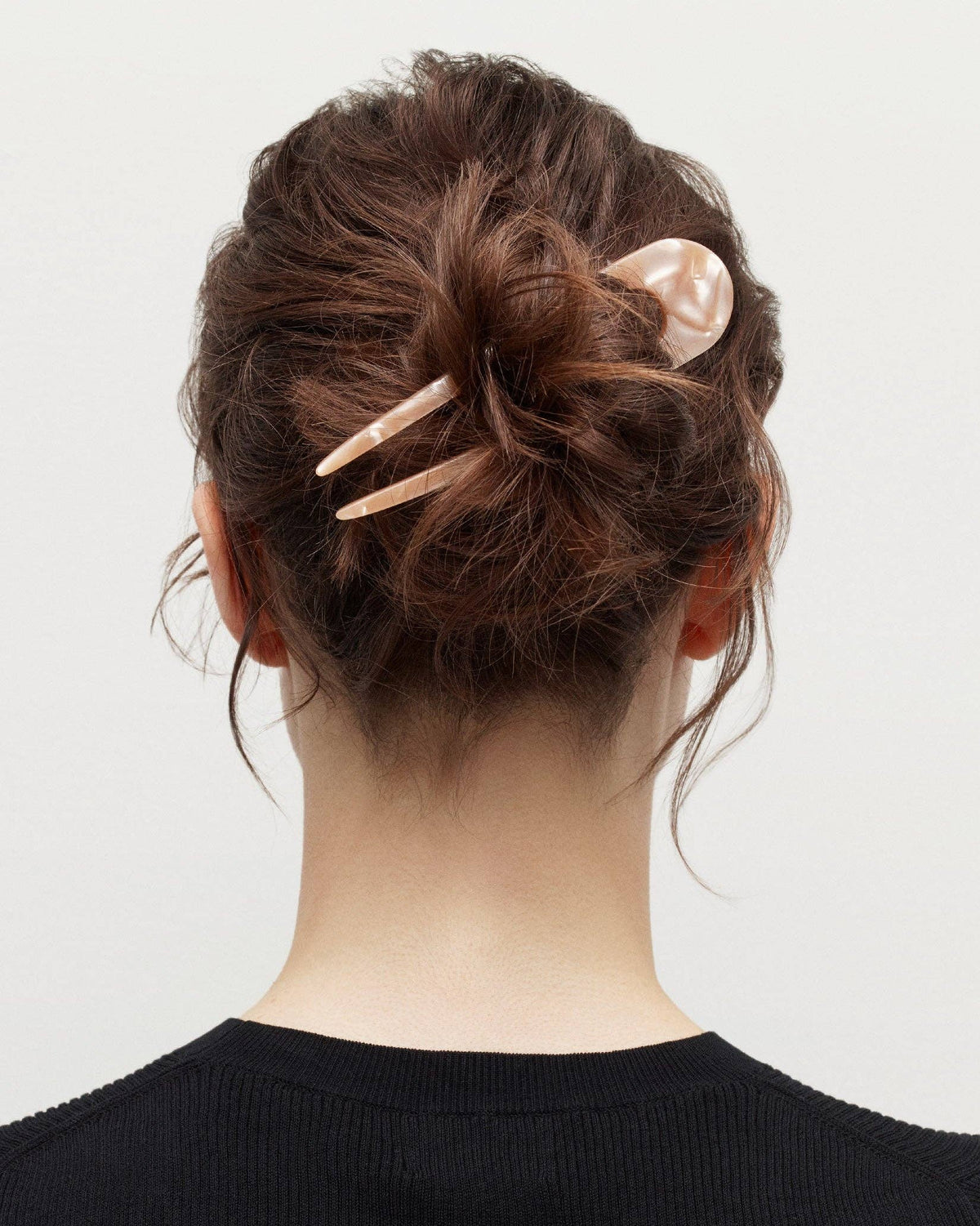 French Hair Pin in Blue Roma