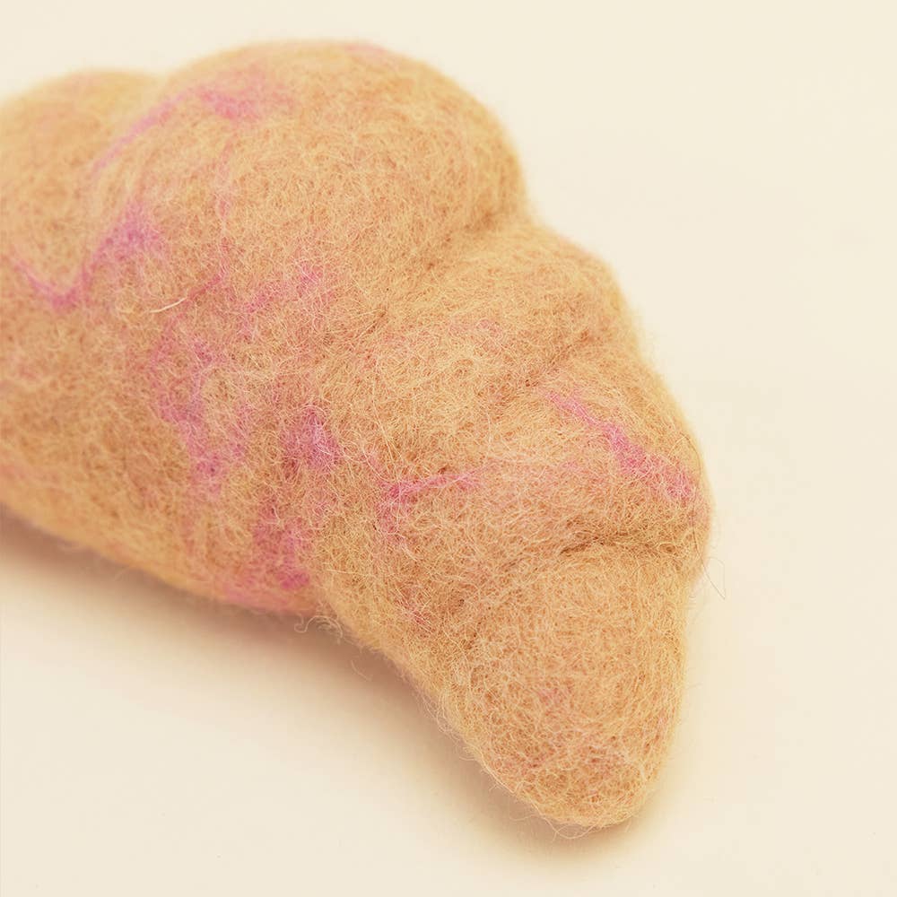 Croissant Wool Dog & Cat Toy