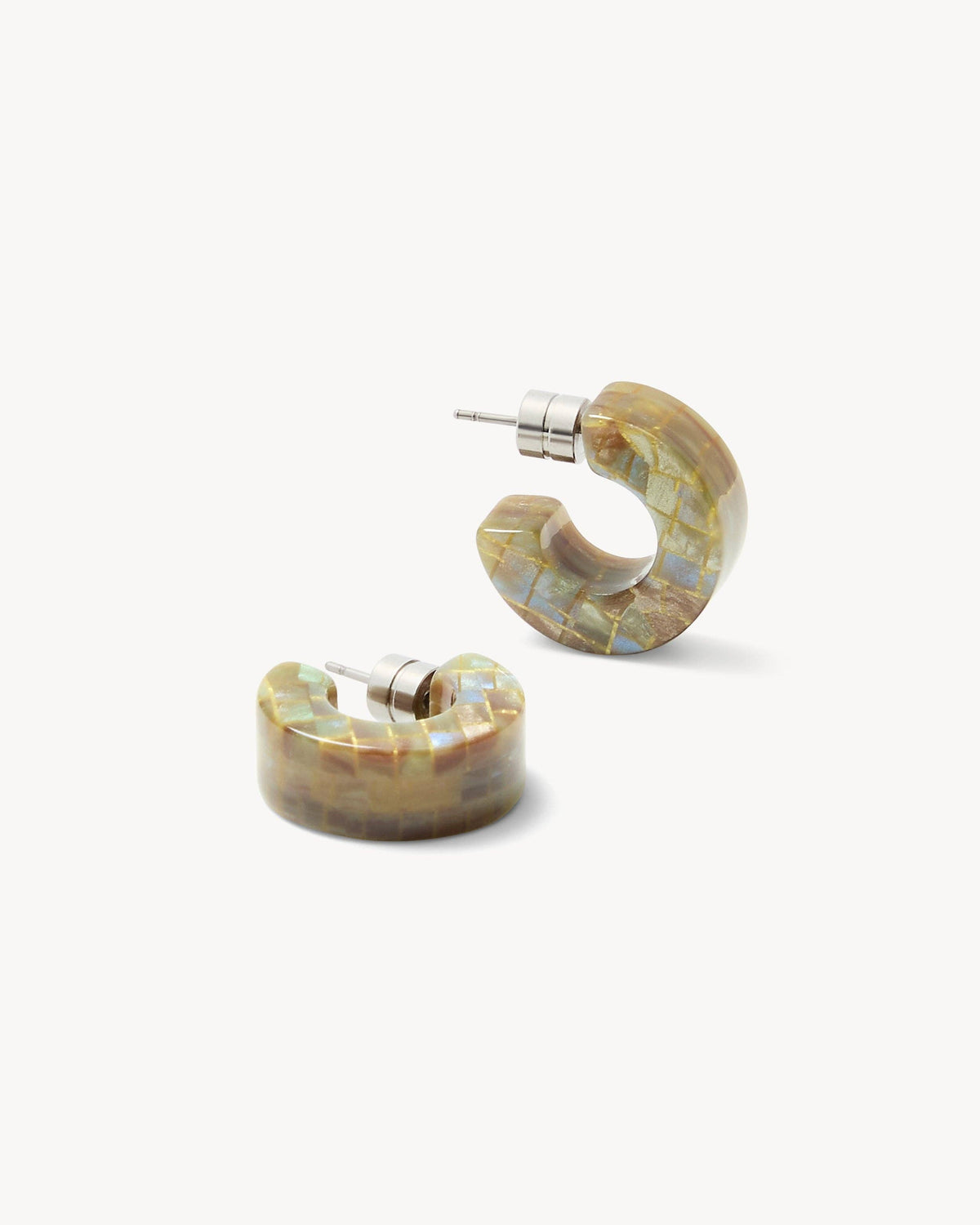 Muse Hoops in Gem Checker