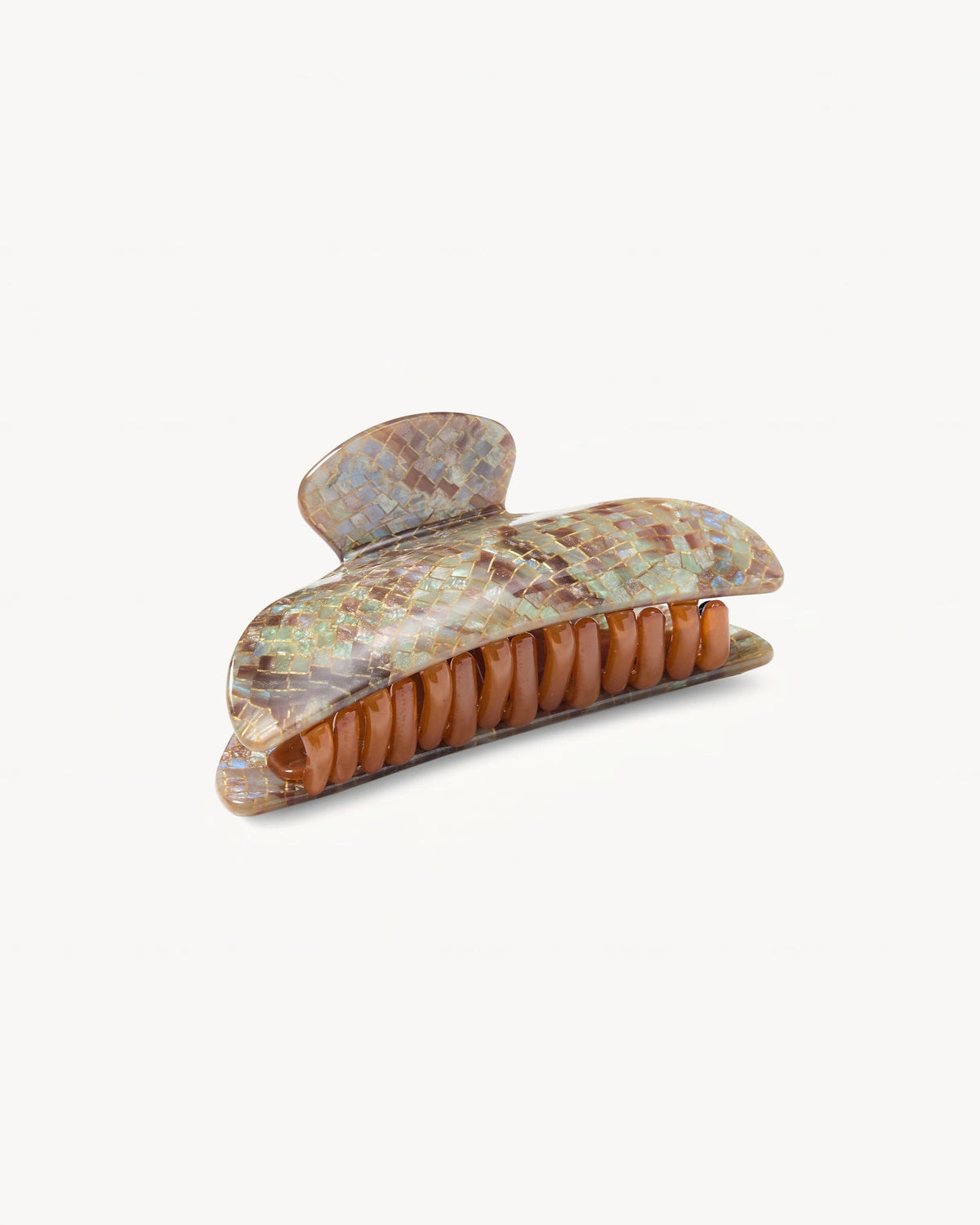 Midi Heirloom Claw in Gem Checker