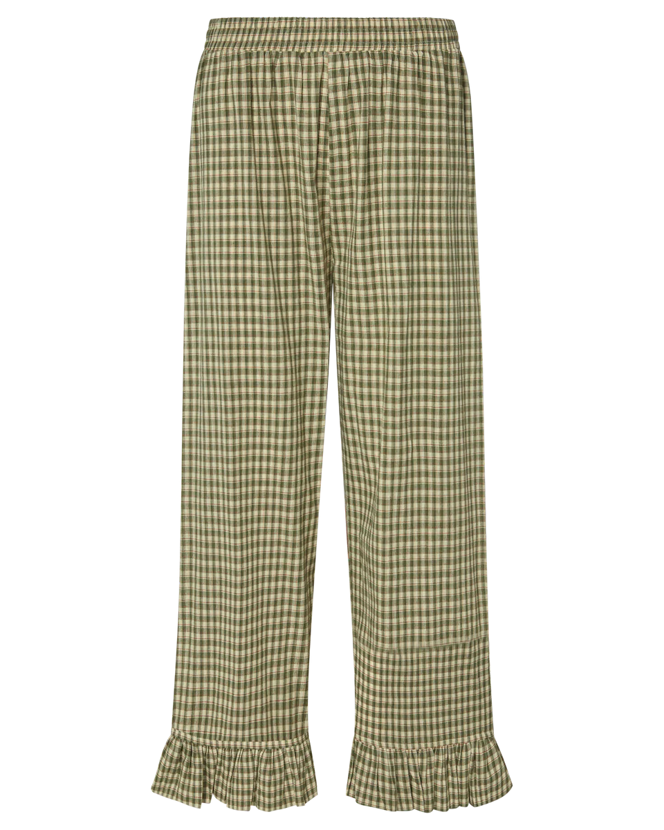 Boxer Pant in Green Plaid
