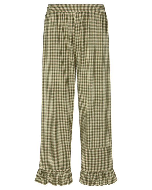 Boxer Pant in Green Plaid