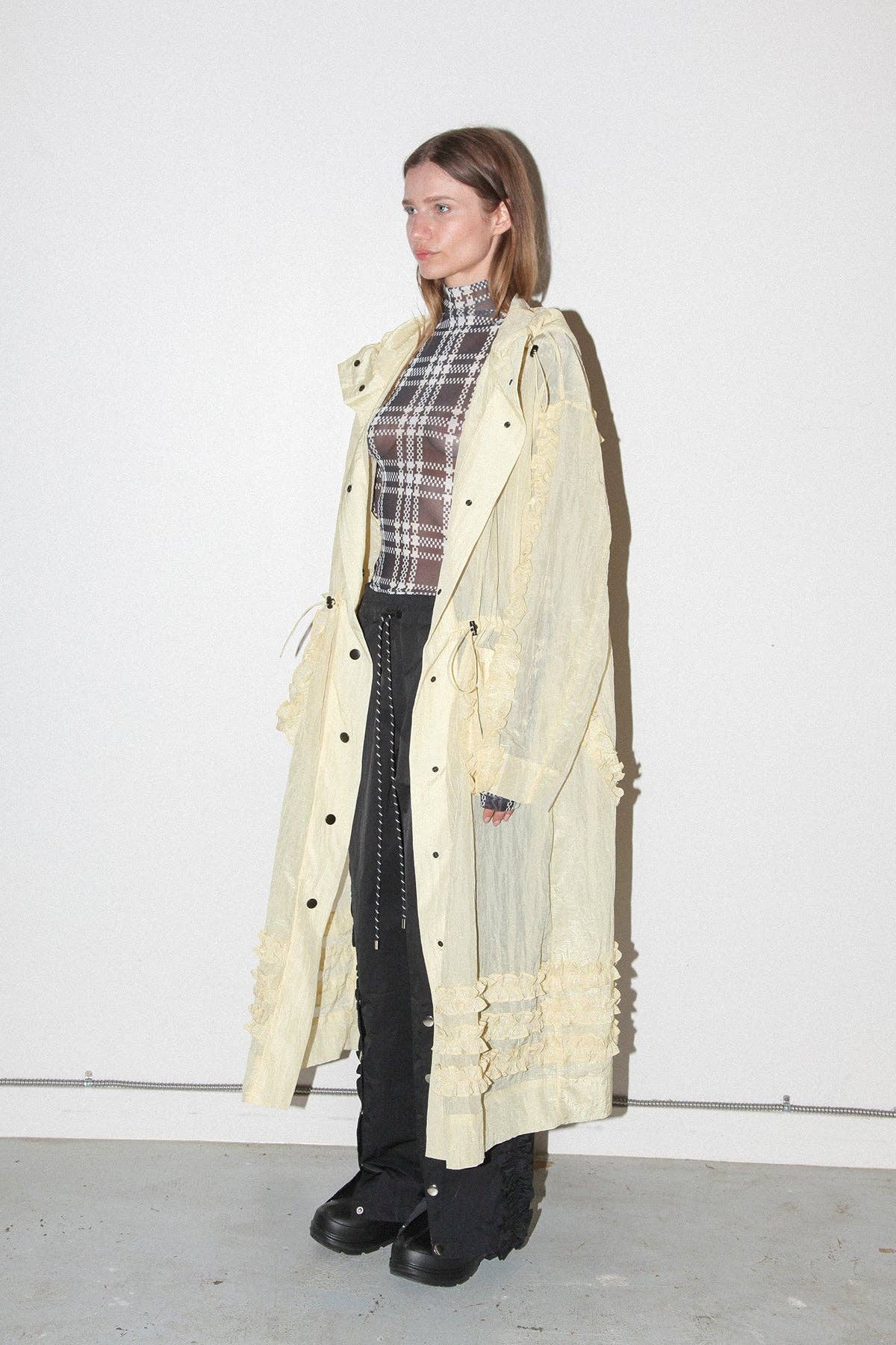 Spiral Windbreaker in Butter