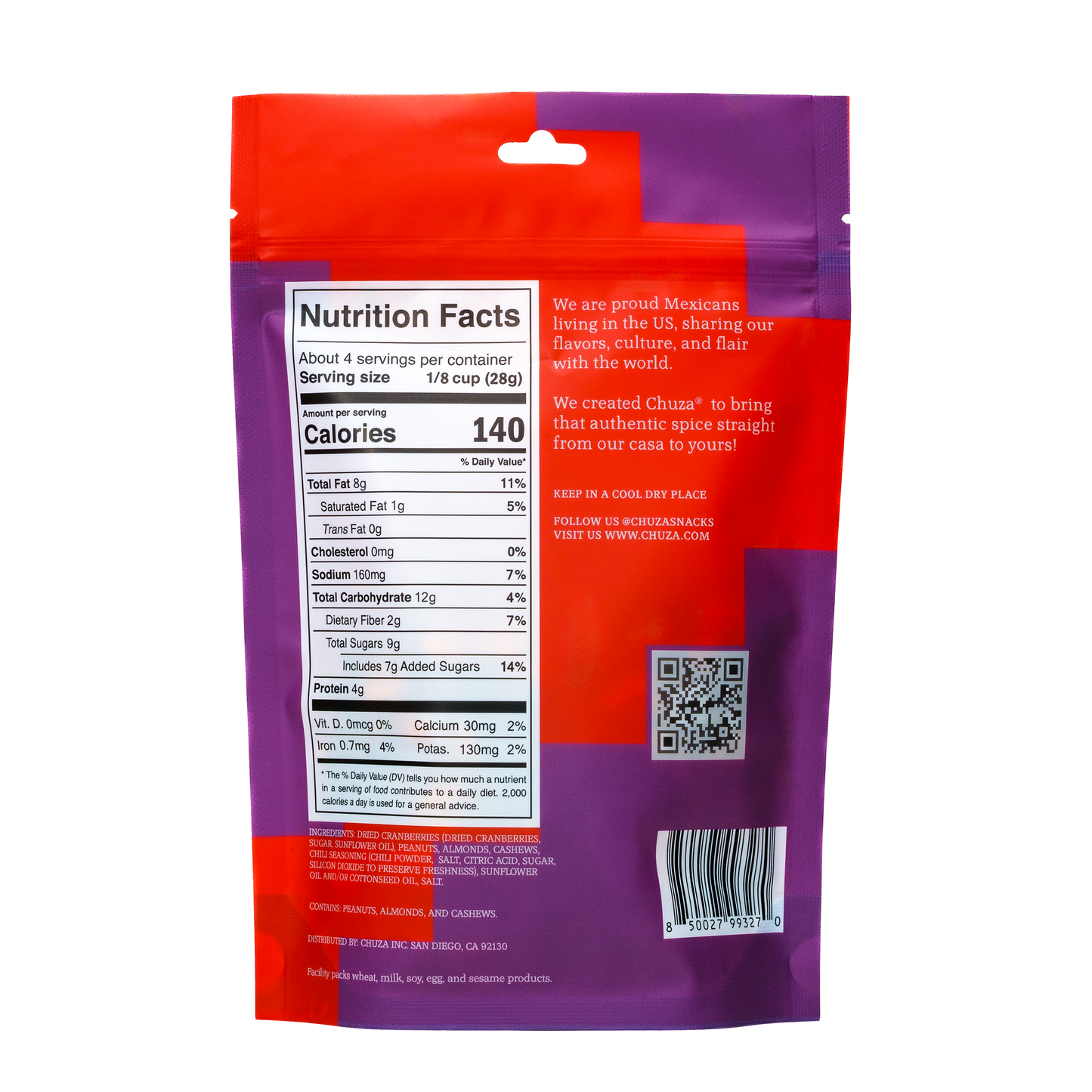 Clasico Trail Mix | Classic Chili Snack Mix