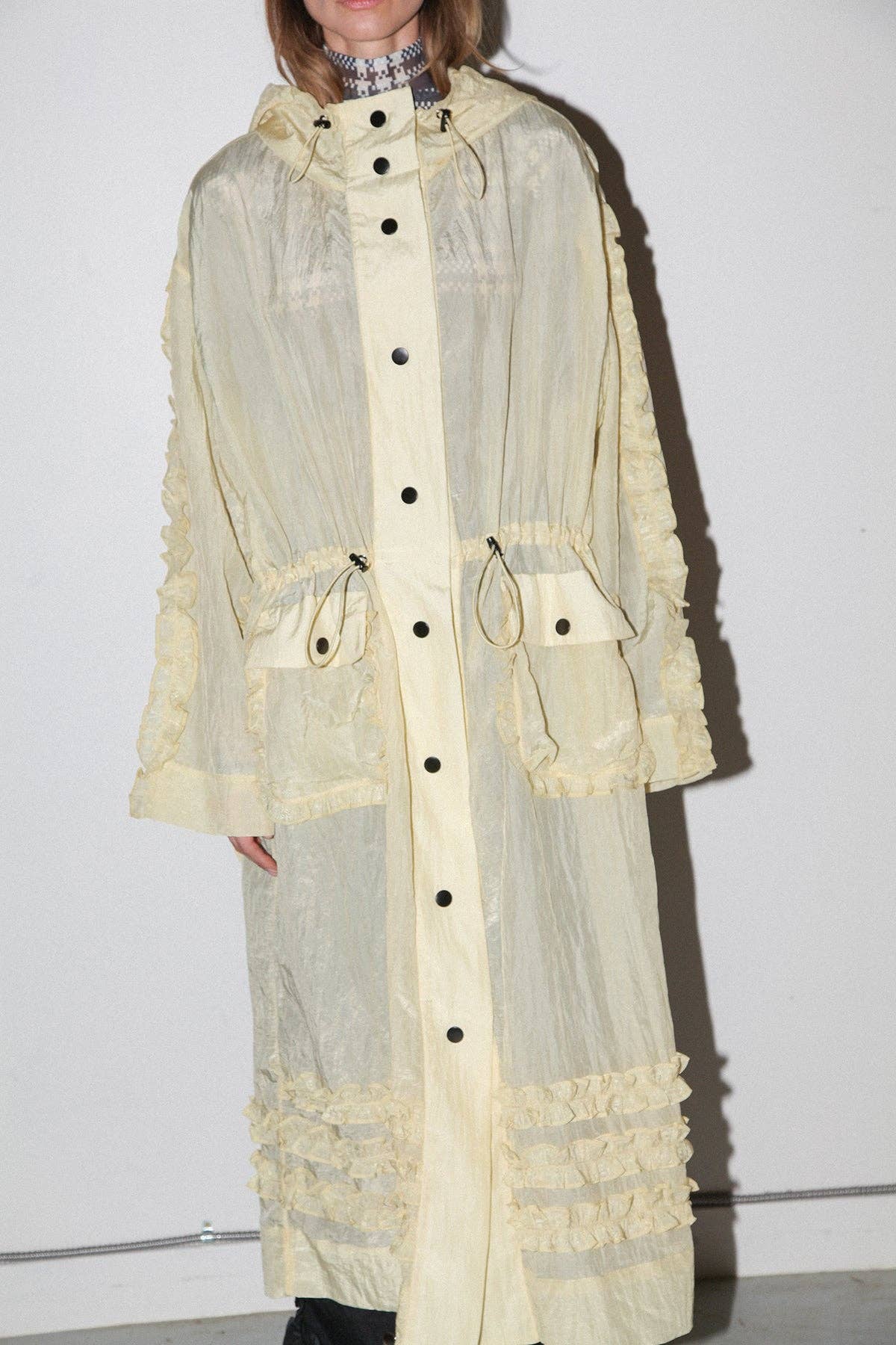 Spiral Windbreaker in Butter
