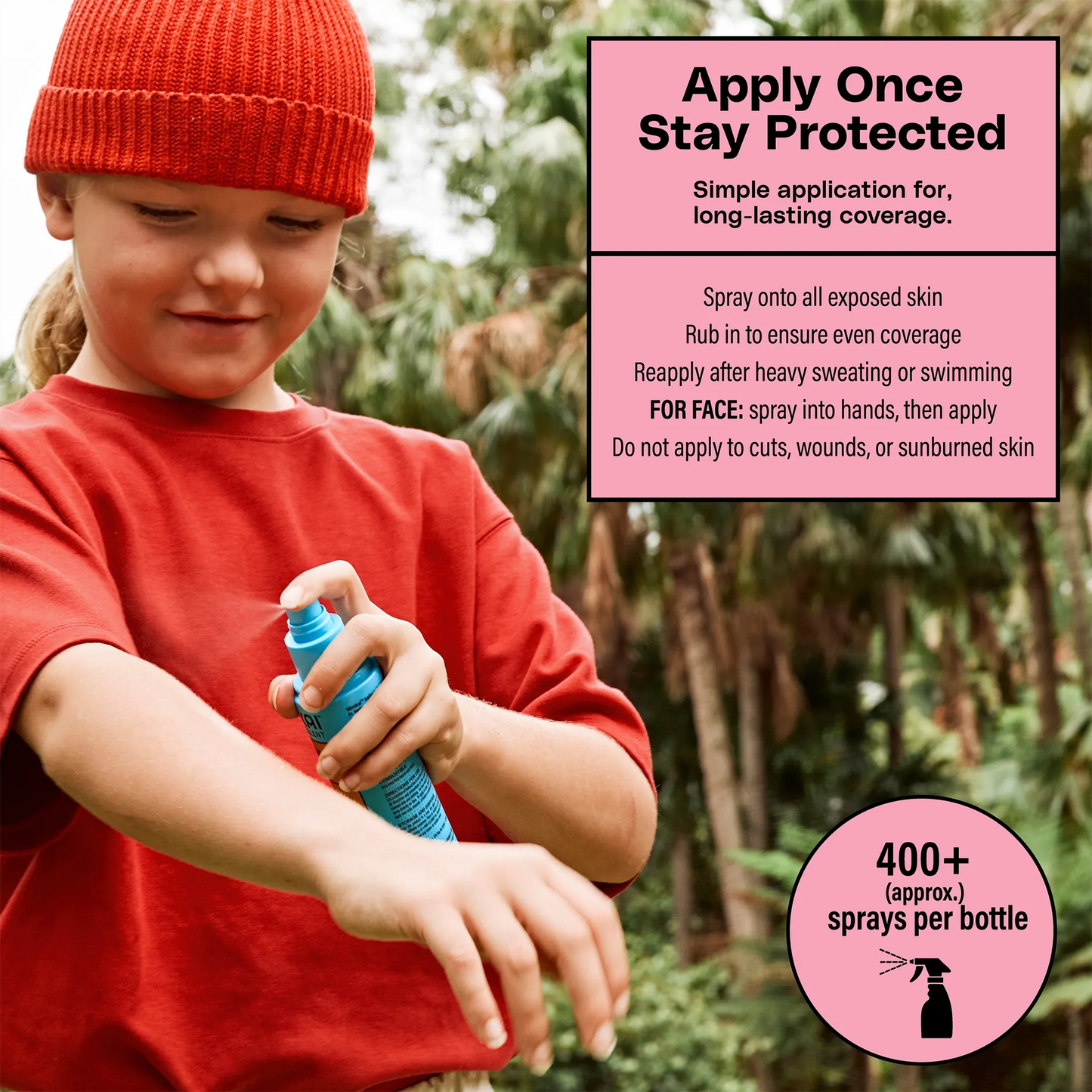 Kids DEET-Free Naturally Derived Mosquito & Tick Bug Spray 3.4oz