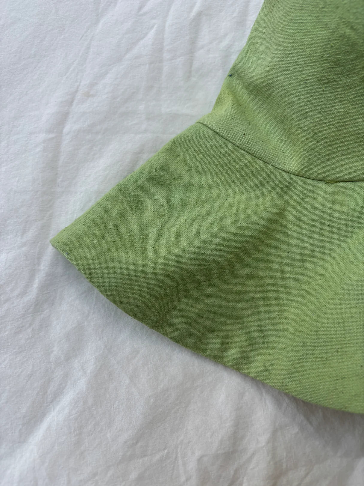 Canvas Wide Brim Hat in Matcha