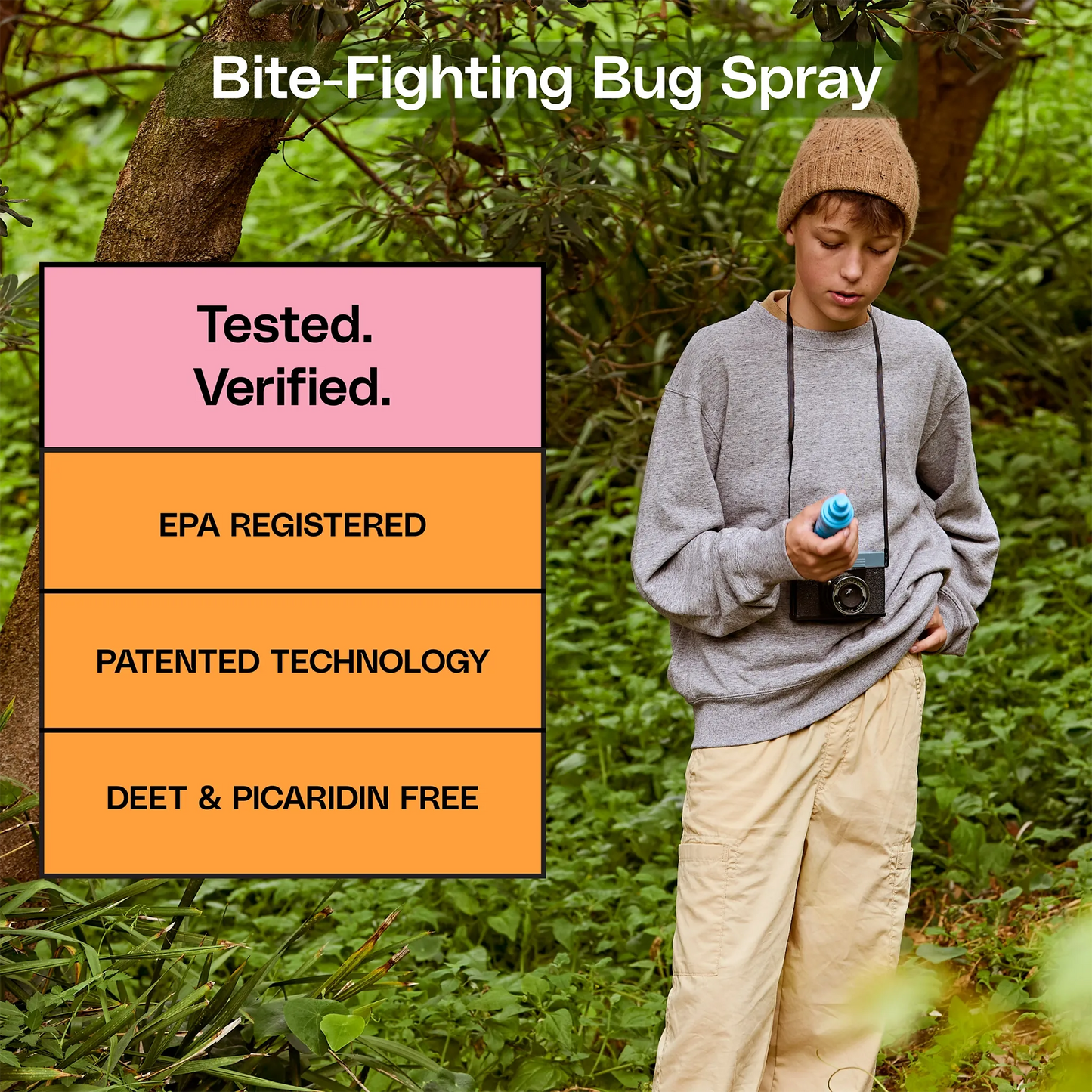 Kids DEET-Free Naturally Derived Mosquito & Tick Bug Spray 3.4oz