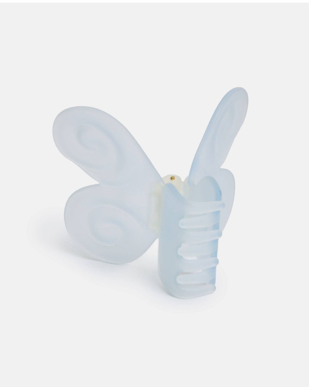 Butterfly Claw in Clear White
