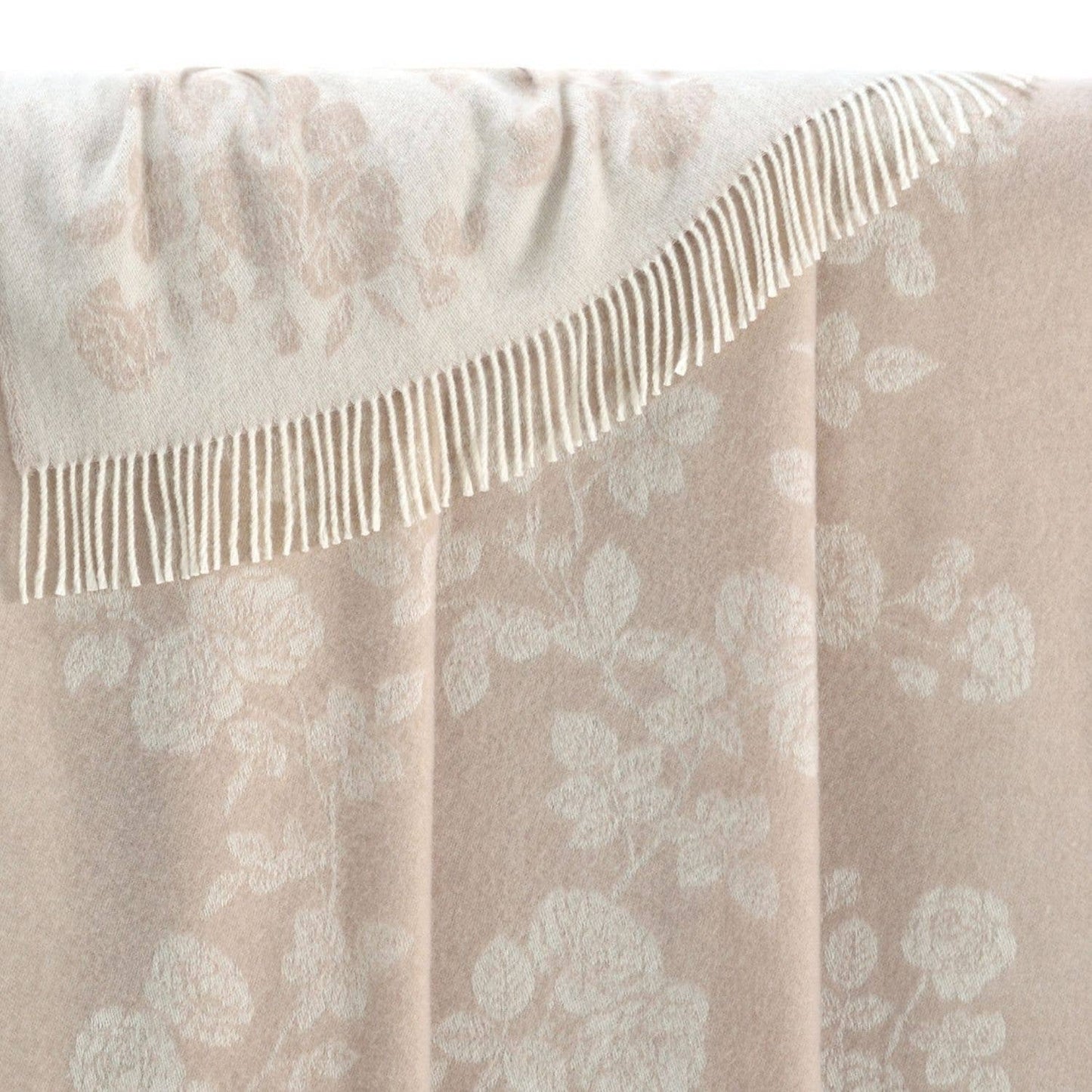 Roses Pure Merino Wool Throw