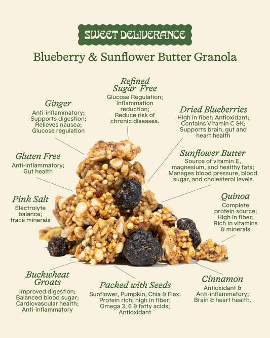 Blueberry & Sunflower Butter Granola