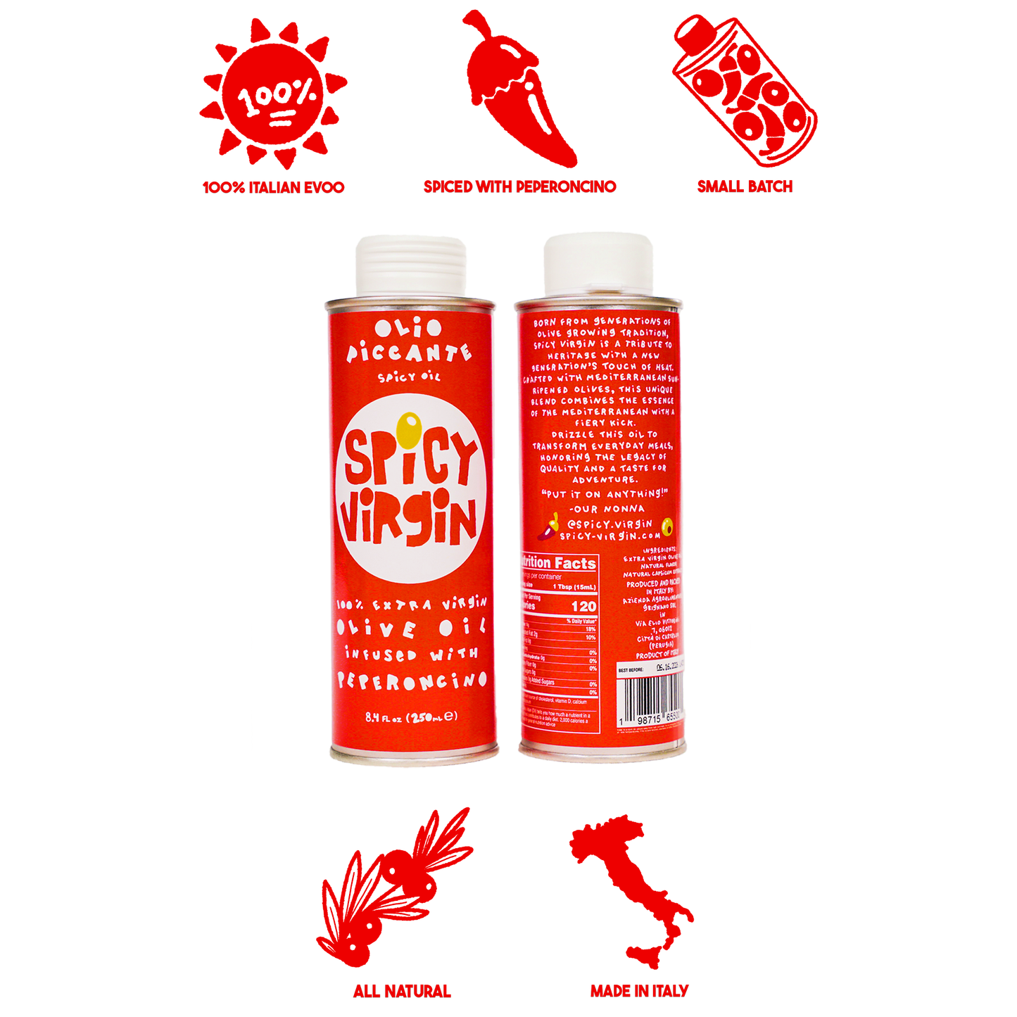 Spicy Virgin – Italian Peperoncino Drizzling Oil