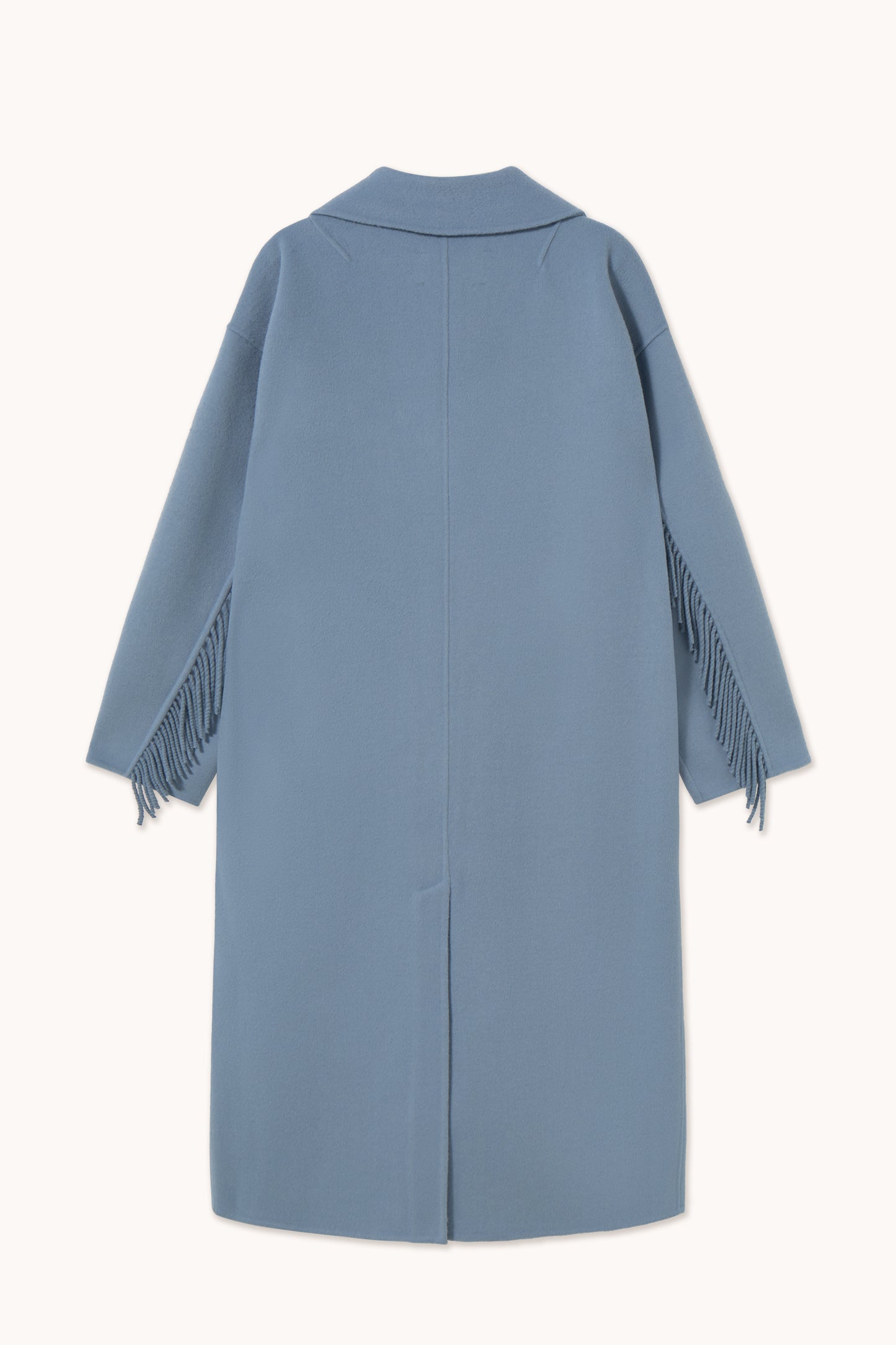 Blue Fringe Coat