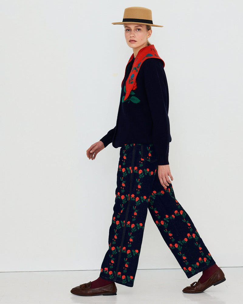Roses Oversized Cardigan