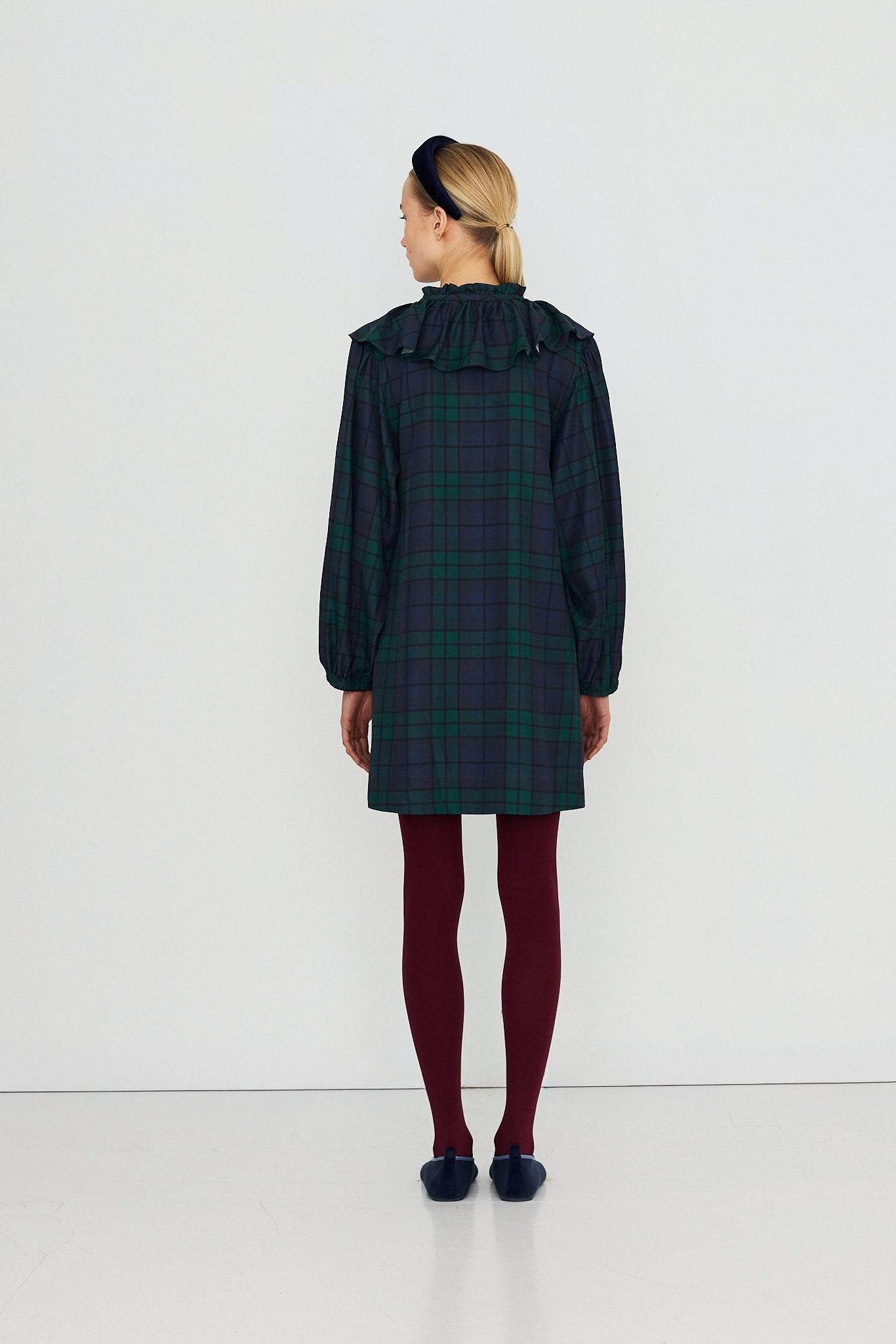 Check Mini Dress