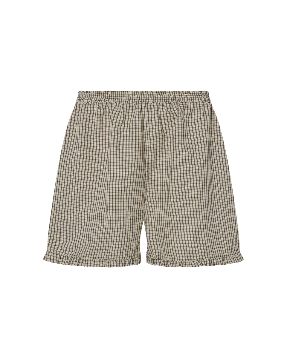 Boxer Shorts in Black Plaid