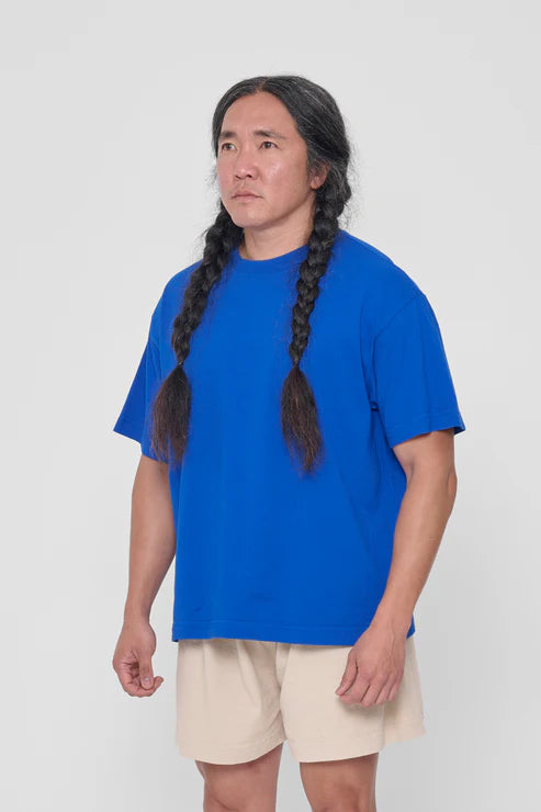 Boxier Trash Tee in  Lapis