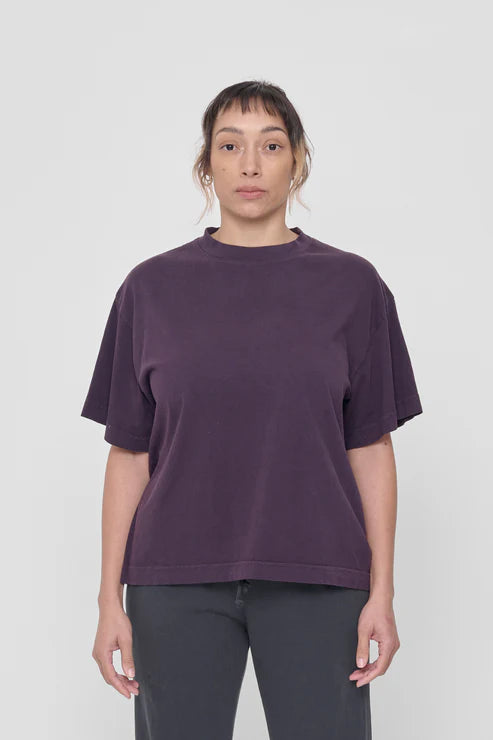 Boxier Trash Tee in  Mulberry