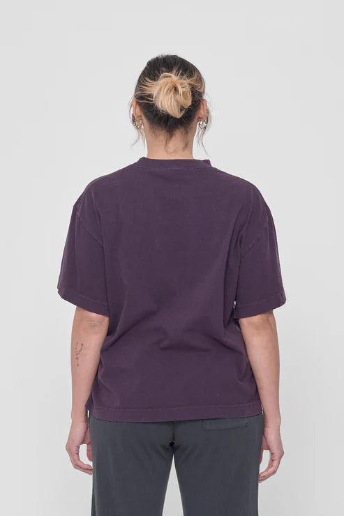 Boxier Trash Tee in  Mulberry