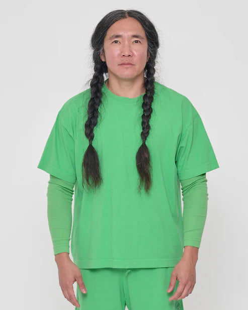 Boxier Trash Tee in  Nice Grass