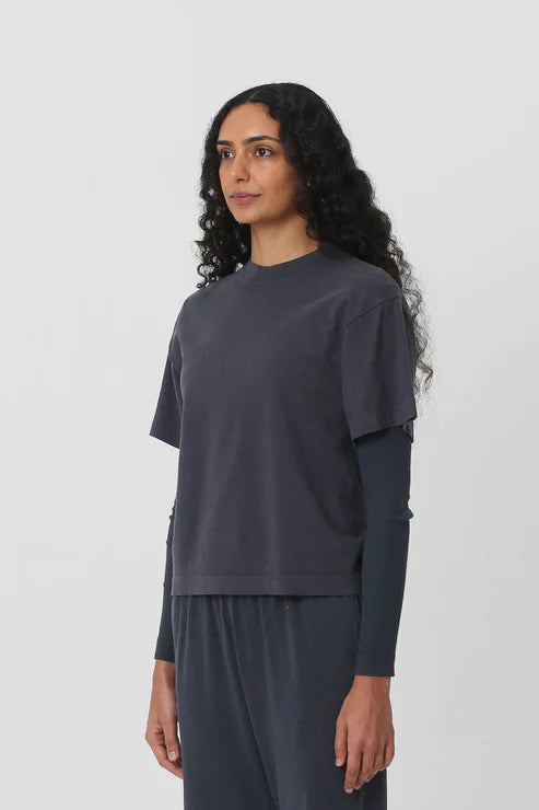 Boxier Trash Tee in Slate