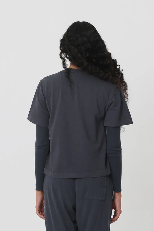 Boxier Trash Tee in Slate