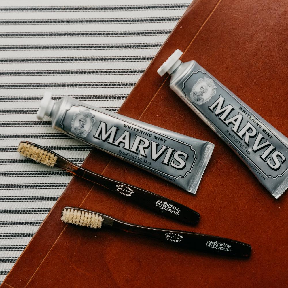 Natural Bristle Toothbrush - Tortiose (Soft)