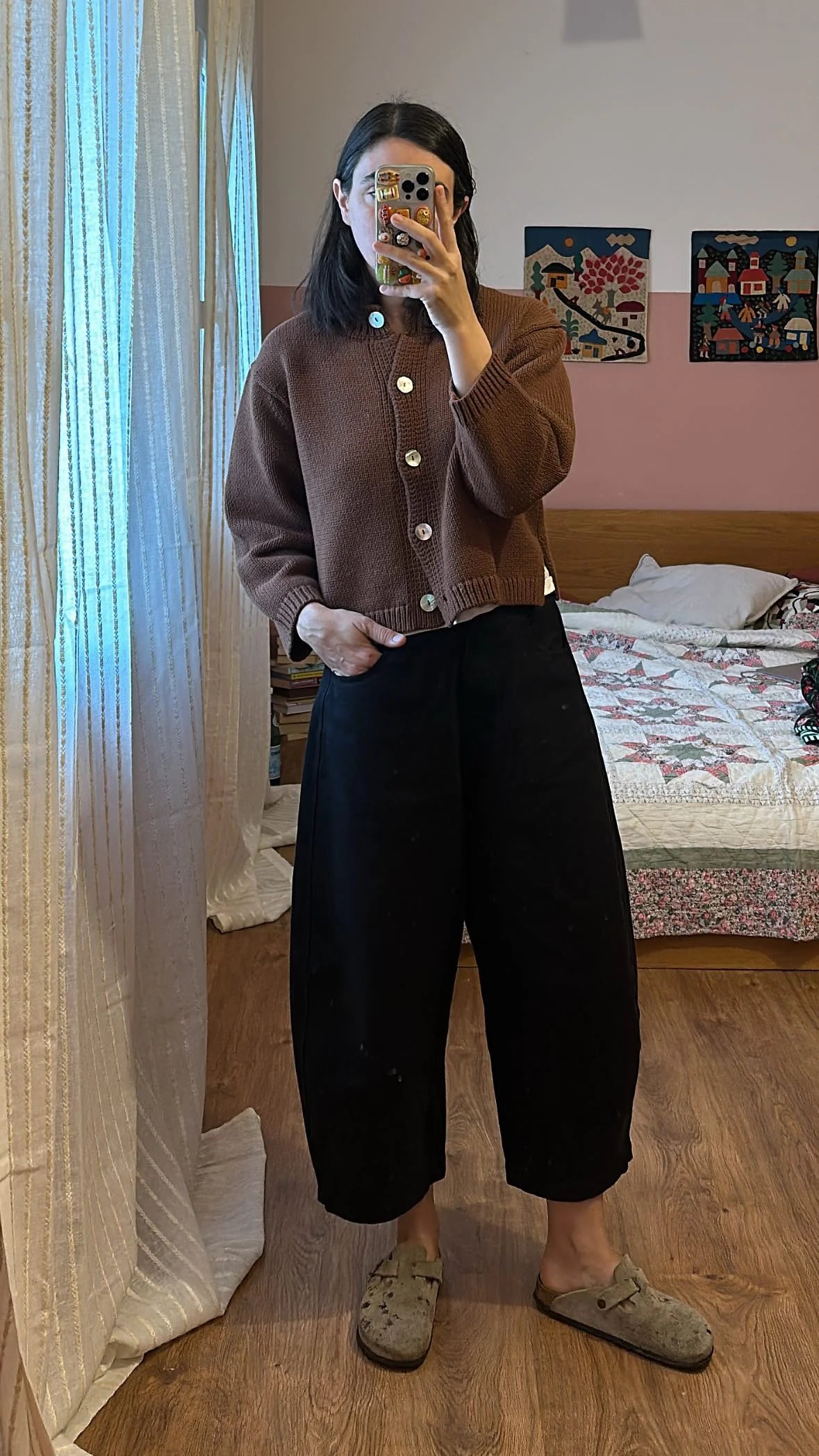 Shiloh Cotton Cardigan - Mocha