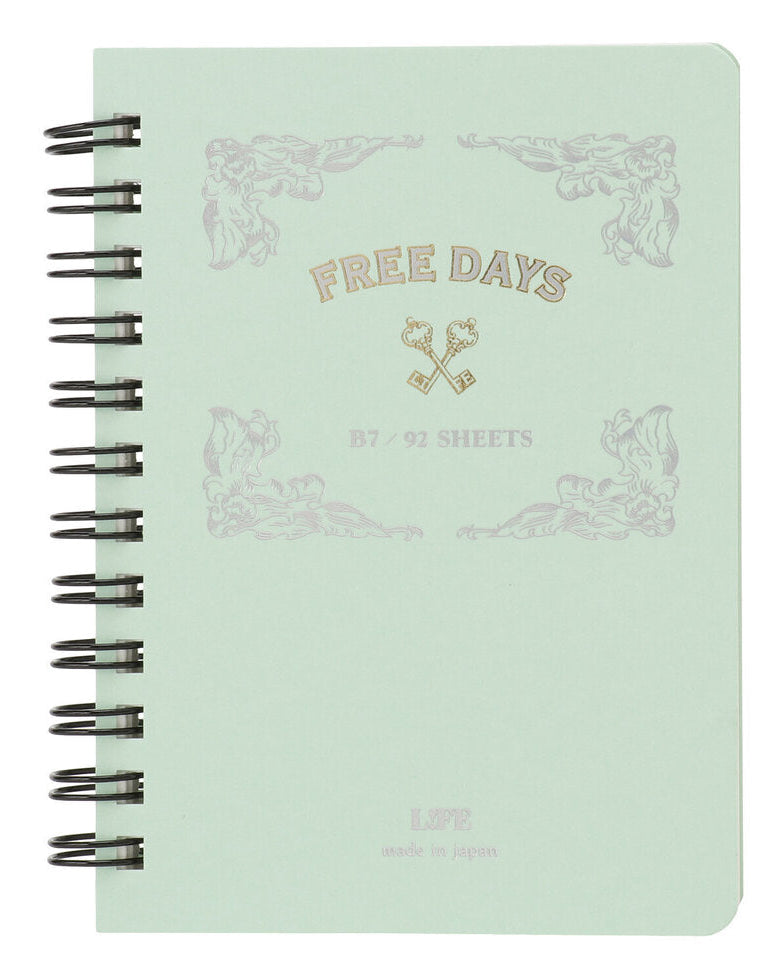'free days' open scheduler in mint & white