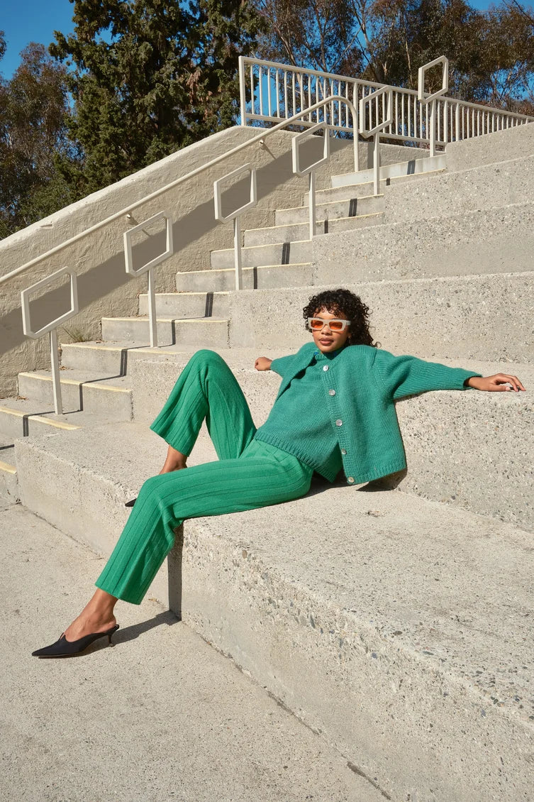 Sheba Cardigan Sweater - Clover