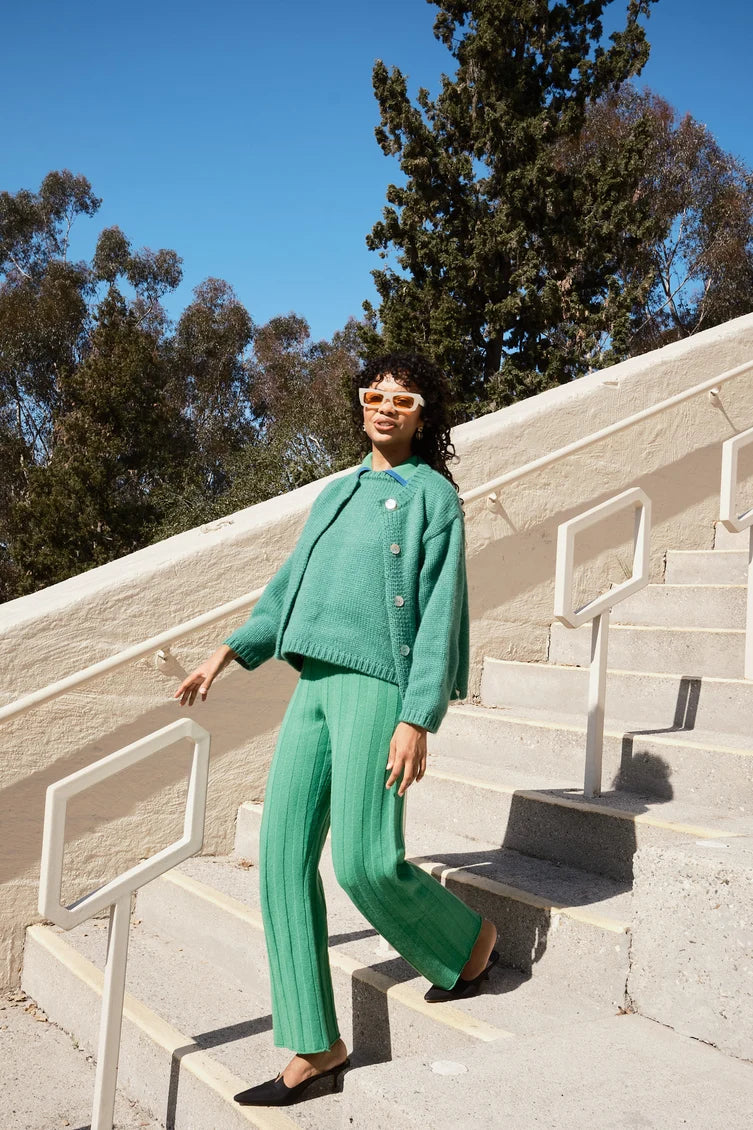 Sheba Cardigan Sweater - Clover