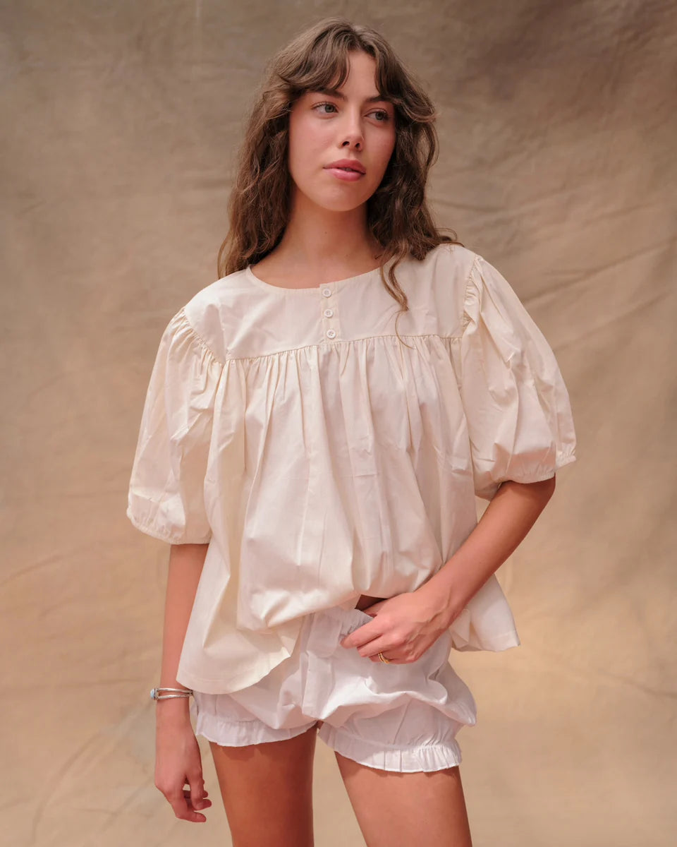Emmylou Blouse in Crema