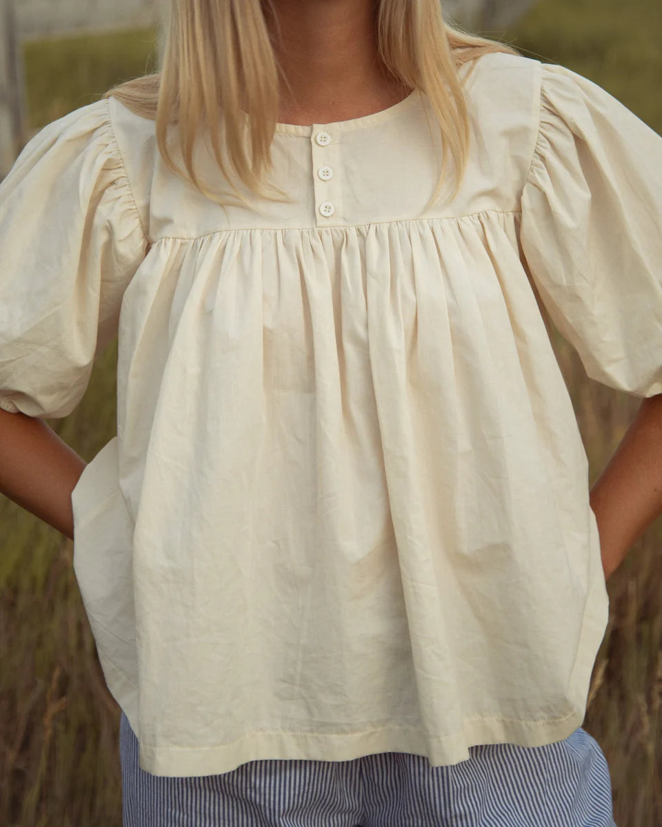 Emmylou Blouse in Crema