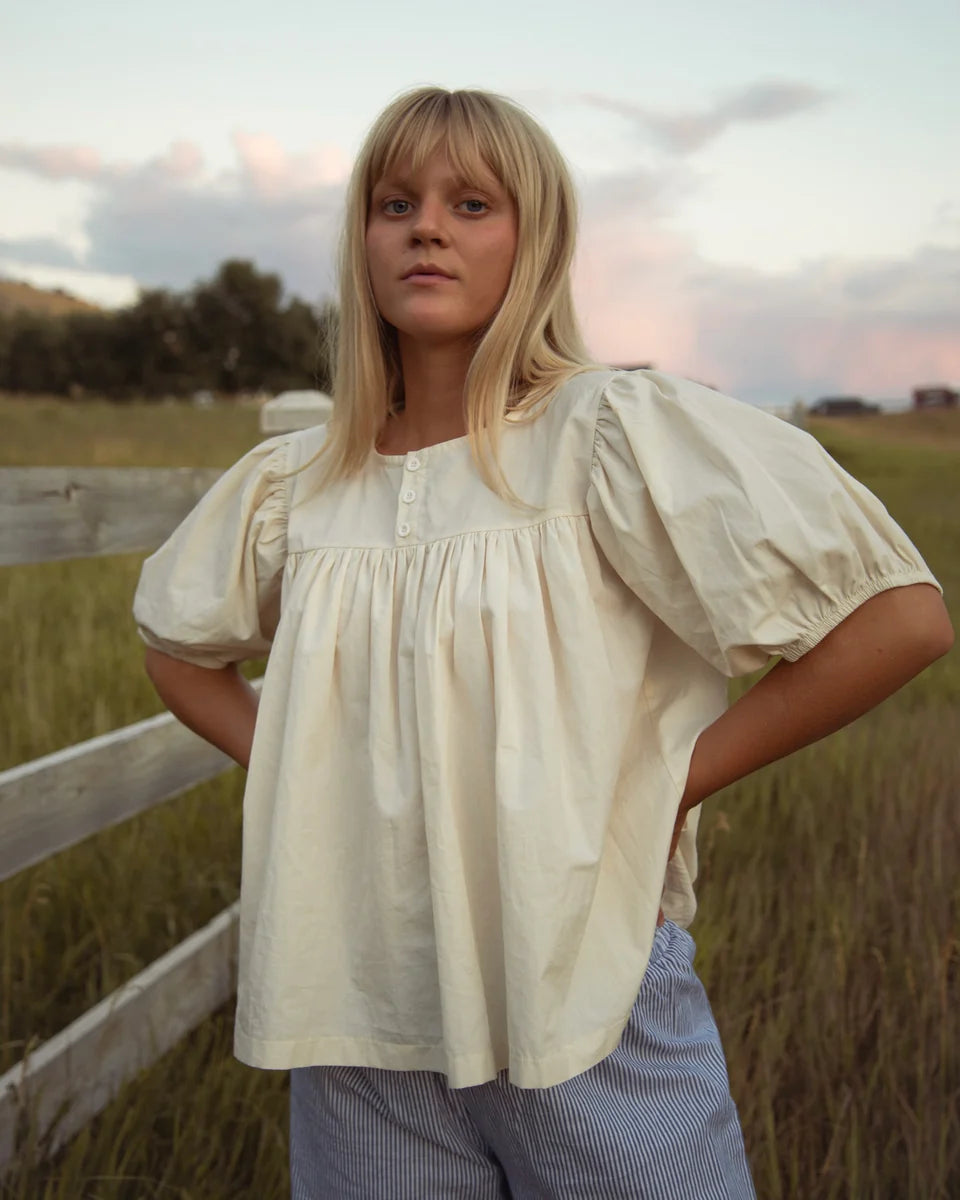 Emmylou Blouse in Crema
