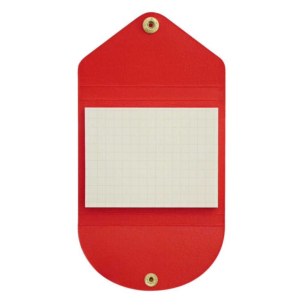 Life Sticky Note Pads with Cover in Orange