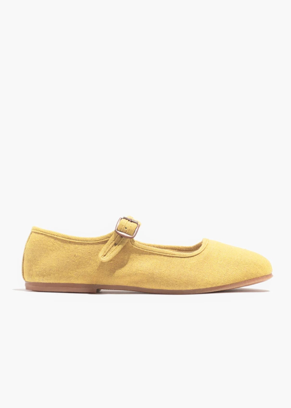 Classic Mary Jane Shoes in Butter