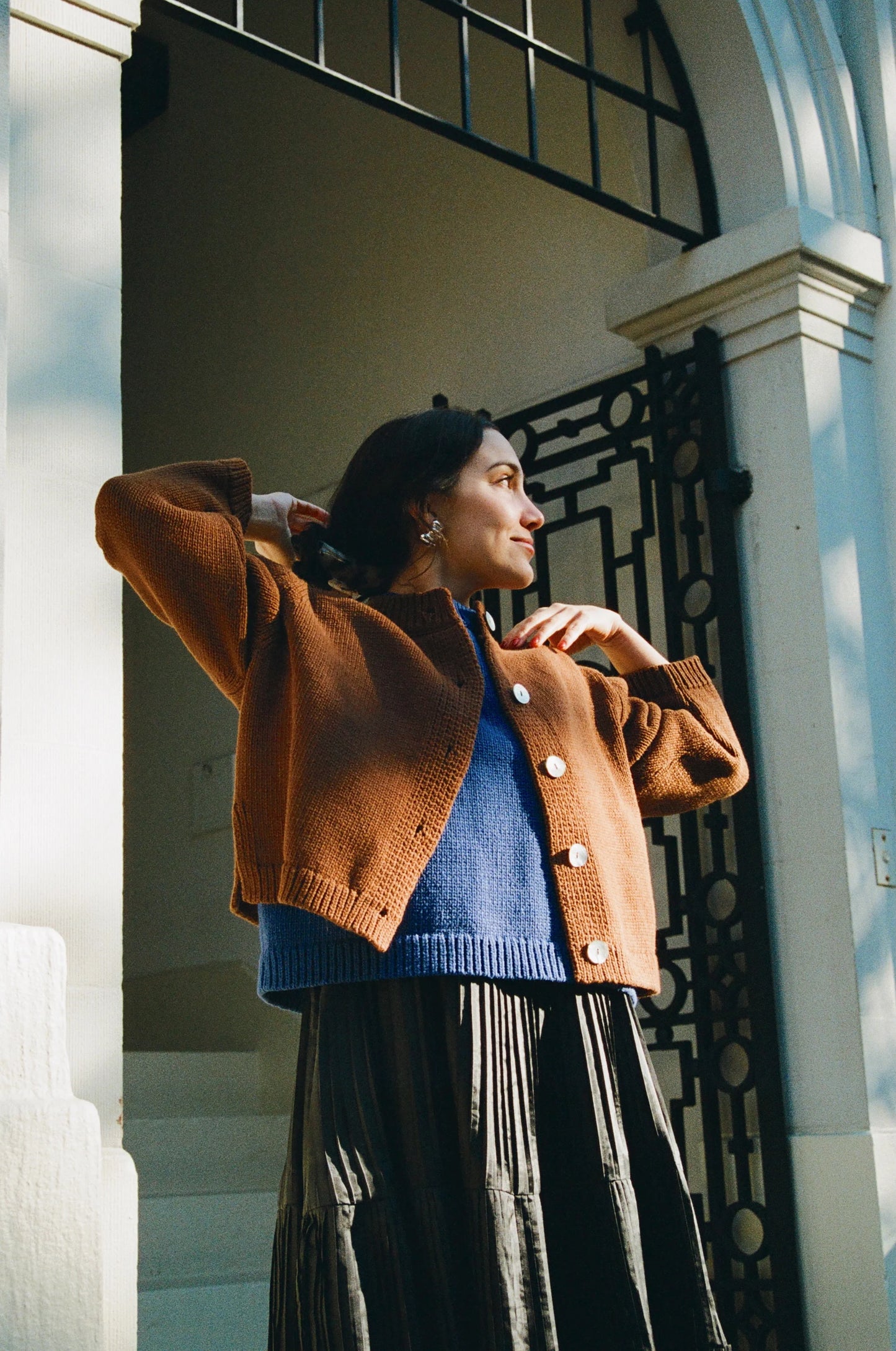 Shiloh Cotton Cardigan - Mocha
