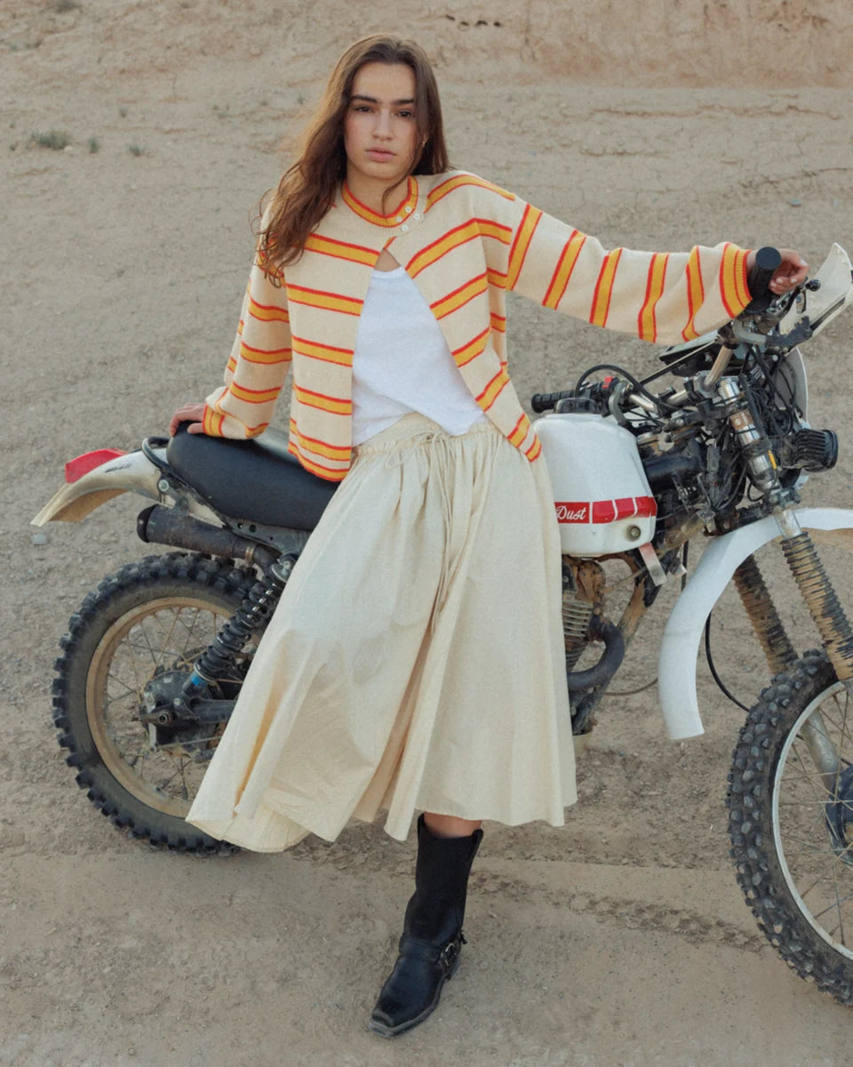 Stella Skirt in Crème Brulee